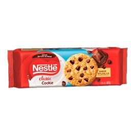 Biscoito Cookie Baunilha com Chocolate Classic Pacote 60g	