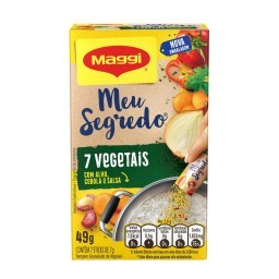 Tempero MAGGI Meu Segredo 7 Vegetais 49g