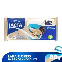 Chocolate Branco Lacta Laka Oreo 80g