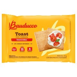 Torrada Bauducco Tradicional Integral  Toast Cereale128 G