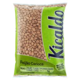 Feijão Carioca Tipo 1 KICALDO Pacote 1Kg