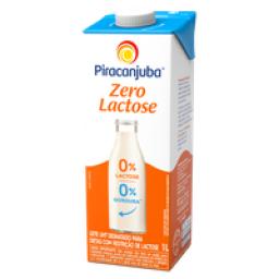 Leite UHT Semidesnatado Zero Lactose Piracanjuba Caixa com Tampa 1L