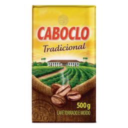 Café Torrado e Moído a Vácuo Tradicional Caboclo Pacote 500g