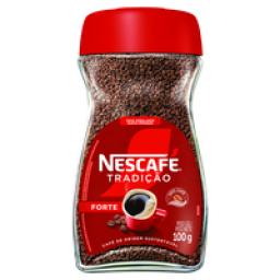 Café Solúvel Granulado Forte Nescafé Tradição Vidro 100g