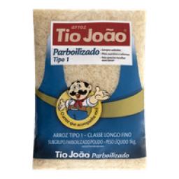Arroz Parboilizado Tipo 1 TIO JOÃO Pacote 1kg