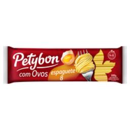 Macarrão com Ovos Espaguete Nº 8 PETYBON Pacote 500g