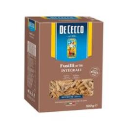 Macarrão Italiano Fusilli Integral De CeccoCaixa 500g