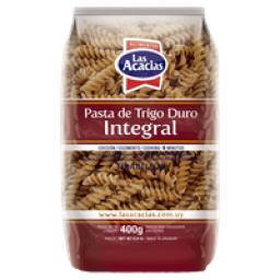 Macarrão de Sêmola de Trigo Durum Integral Fusilli Las Acacias Pacote 400g