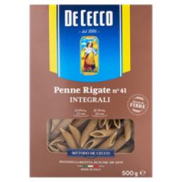 Macarrão de Sêmola Integral Penne Rigate 41 De Cecco Caixa 500g