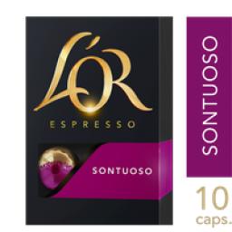 Café em Cápsula Torrado e Moído Espresso Sontuoso Lor Caixa 52g 10 Unidades