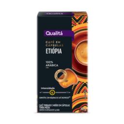 Café em Cápsula Torrado e Moído Qualitá Caixa 50g 10 Unidades