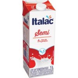 Leite Longa Vida Semidesnatado ITALAC 1 Litro