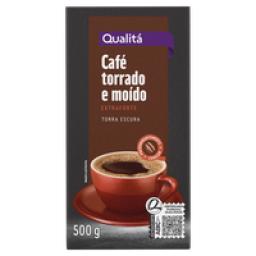 Café Torrado e Moído a Vácuo Extraforte Qualitá Pacote 500g