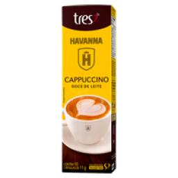 Cappuccino em Cápsula Doce de Leite Havanna Tres Caixa 10 Unidades 11g Cada