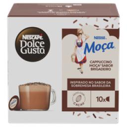 Cappuccino em Cápsula Brigadeiro Moça Nescafé Dolce Gusto Caixa 170g 10 Unidades