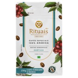 Café Torrado e Moído Exótico 3 Corações Rituais 85+ Pouch 250g