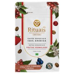 Café Torrado e Moído Frutas Vermelhas 3 Corações Rituais 85+ Pouch 250g