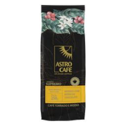 Café Torrado e Moído Supremo Astro Café Pacote 250g