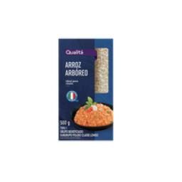 Arroz Arbório Ideal para Risoto Tipo 1 Qualitá Caixa 500g