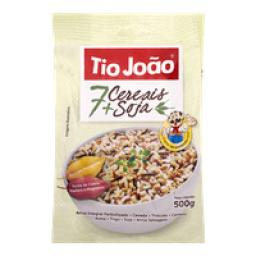 Arroz Integral 7 Cereais + Soja TIO JOÃO Pacote 500g