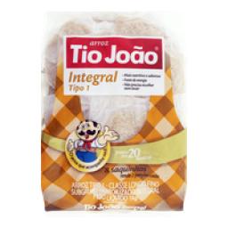 Arroz Parboilizado Integral Tipo 1 Tio João Pacote 1kg com 8 Saquinhos