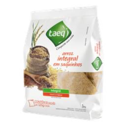 Arroz Parboilizado Tipo 1 Integral Taeq Pacote 1kg 8 Unidades