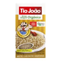 Arroz Integral Tipo 1 Orgânico TIO JOÃO à Vácuo 1kg
