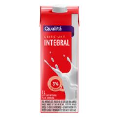 Leite UHT Integral Qualitá Caixa com Tampa 1l