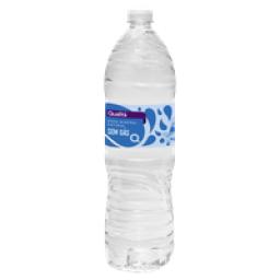 Água Mineral Natural sem Gás Qualitá Garrafa 1,5l
