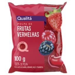 Polpa de Frutas Vermelhas Qualitá Pacote 100g