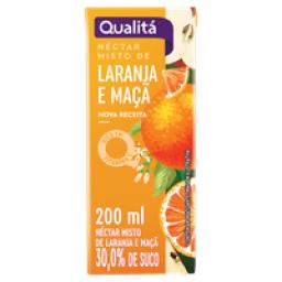 Néctar Laranja e Maçã Qualitá Caixa 200ml