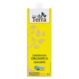 Bebida Orgânica Limonada e Gengibre Poder da Terra Caixa 1l