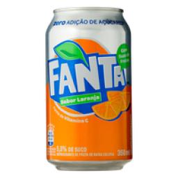 Refrigerante Laranja Zero Adição de Açúcar Fanta Lata 350ml