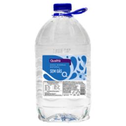 Água Mineral Natural sem Gás Qualitá Galão 5l