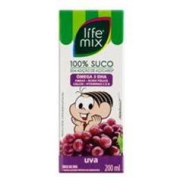 Suco Uva Turma da Mônica Life Mix Caixa 200ml