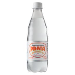 Água Mineral Natural com Gás Prata Garrafa 510ml