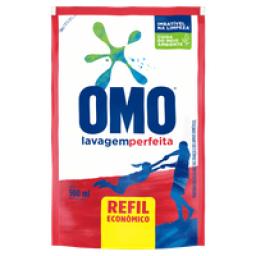 Lava-Roupas Líquido Omo Lavagem Perfeita Sachê 900ml Refil