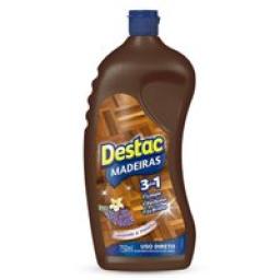 Limpador para Pisos de Madeira Lavanda e Vanilla Destac Squeeze 750ml