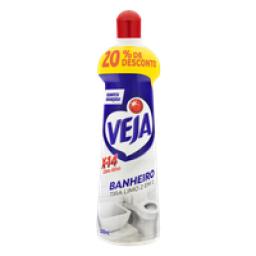 Desinfetante Banheiro Tira-Limo Veja X-14 Squeeze 500ml Grátis 20% de Desconto