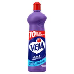 Limpador Multiuso com Álcool Lavanda Veja Gold Squeeze 500ml Grátis 10% de Desconto