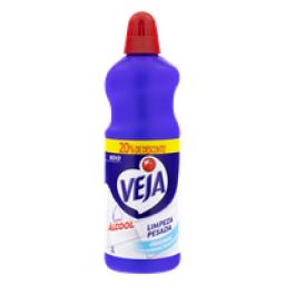 Limpador Limpeza Pesada com Álcool Original Veja Frasco 1l Grátis 20% de Desconto