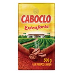 Café Torrado e Moído a Vácuo Extraforte Caboclo Pacote 500g