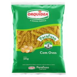 Macarrão de Sêmola com Ovos Parafuso Orquídea Pacote 500g