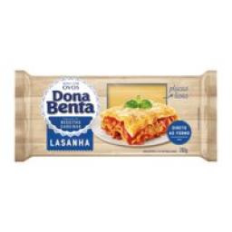 Massa de Sêmola com Ovos para Lasanha Dona Benta Pacote 200g