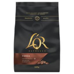 Café Torrado em Grãos Espresso Forza Lor Gourmet Pacote 500g