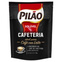 Café Solúvel em Pó Pilão Cafeteria Sachê 40g