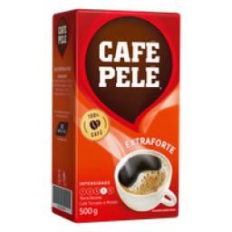 Café Torrado e Moído a Vácuo Extraforte Café Pelé Pacote 500g