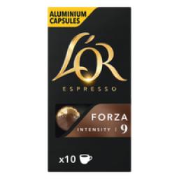 Café em Cápsula Torrado e Moído Espresso Forza Lor Caixa 52g 10 Unidades