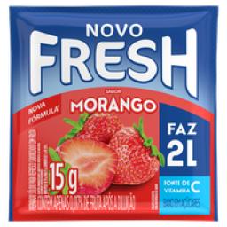 Refresco em Pó Morango Fresh Pacote 15g