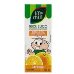Suco Laranja Turma da Mônica Life Mix Caixa 200ml